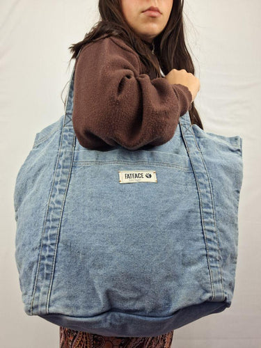 Fat Face Essential Astrid Denim Tote Bag Size NONE by SwapUp-Online Second Hand Store-Online Thrift Store