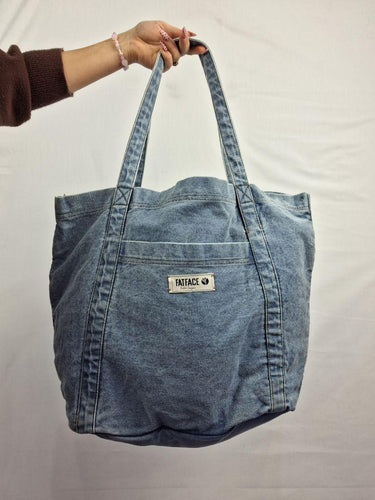 Fat Face Essential Astrid Denim Tote Bag Size NONE by SwapUp-Online Second Hand Store-Online Thrift Store