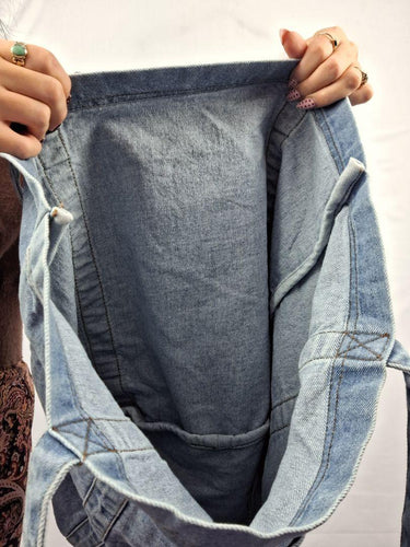 Fat Face Essential Astrid Denim Tote Bag Size NONE by SwapUp-Online Second Hand Store-Online Thrift Store