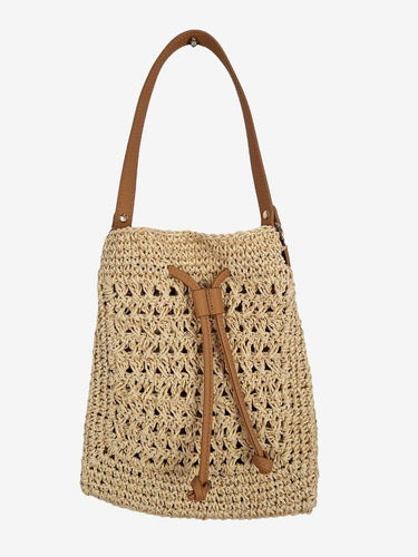 Seed Natural Crochet Shoulder Bag Bag Size NONE by SwapUp-Online Second Hand Store-Online Thrift Store