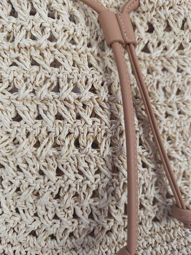 Seed Natural Crochet Shoulder Bag Bag Size NONE by SwapUp-Online Second Hand Store-Online Thrift Store