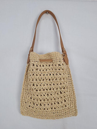 Seed Natural Crochet Shoulder Bag Bag Size NONE by SwapUp-Online Second Hand Store-Online Thrift Store