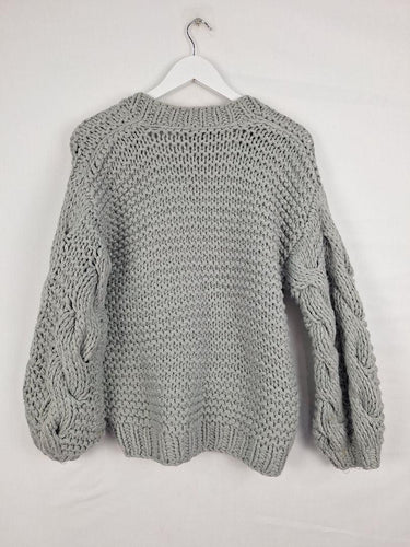Decjuba Chunky Dove Winter Cardigan Size S by SwapUp-Online Second Hand Store-Online Thrift Store