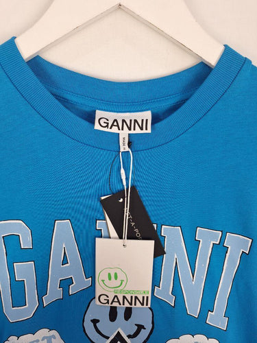 Ganni Mountain University of Love T-shirt Size M by SwapUp-Online Second Hand Store-Online Thrift Store
