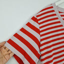 Ganni High Risk Red Striped T-shirt Size M by SwapUp-Online Second Hand Store-Online Thrift Store