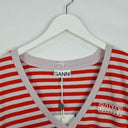 Ganni High Risk Red Striped T-shirt Size M by SwapUp-Online Second Hand Store-Online Thrift Store
