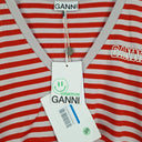 Ganni High Risk Red Striped T-shirt Size M by SwapUp-Online Second Hand Store-Online Thrift Store