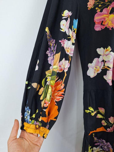 Camilla Tiered Divine Divinity Midi Dress Size S by SwapUp-Online Second Hand Store-Online Thrift Store