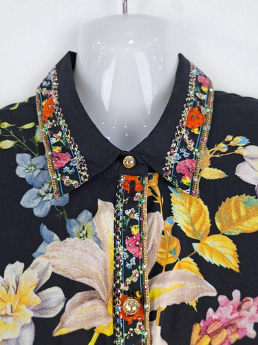 Camilla Tiered Divine Divinity Midi Dress Size S by SwapUp-Online Second Hand Store-Online Thrift Store