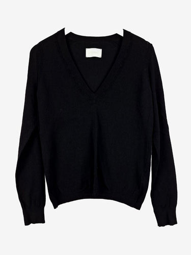 Zadig & Voltaire Classic V-Neck Stretch Jumper Size S by SwapUp-Online Second Hand Store-Online Thrift Store