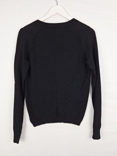 Zadig & Voltaire Classic V-Neck Stretch Jumper Size S by SwapUp-Online Second Hand Store-Online Thrift Store