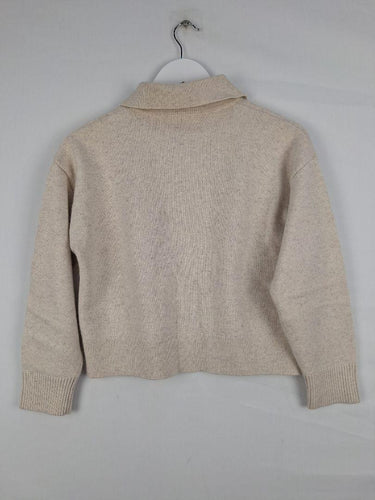 Country Road Collared Wool Blend Cropped Jumper Size XXS by SwapUp-Online Second Hand Store-Online Thrift Store