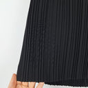 Second-Hand - Maje Ruffle Neck Micro Pleat Top Size S - SwapUp