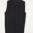 Second-Hand - Maje Ruffle Neck Micro Pleat Top Size S - SwapUp