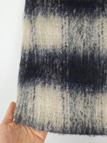 A.L.C. Mohair Checked S-Line Mini Skirt Size M by SwapUp-Online Second Hand Store-Online Thrift Store