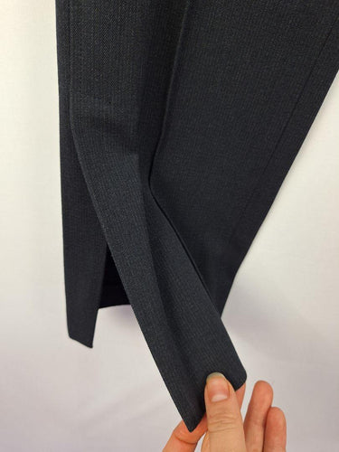Short Sentence Charcoal Front Seam Staple Work Pants Size S by SwapUp-Online Second Hand Store-Online Thrift Store