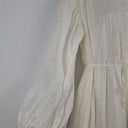 Shona Joy Elegant Cosmo Embroidered Puffy Sleeves Midi Dress Size 6 by SwapUp-Online Second Hand Store-Online Thrift Store
