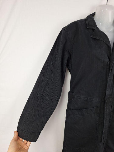 Alex Mill Charcoal Herringbone Sturdy Cotton Jumpsuit Size S by SwapUp-Online Second Hand Store-Online Thrift Store