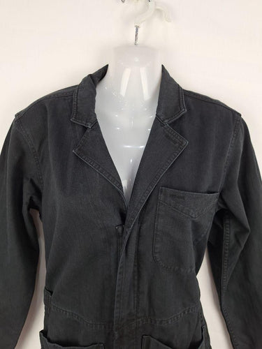 Alex Mill Charcoal Herringbone Sturdy Cotton Jumpsuit Size S by SwapUp-Online Second Hand Store-Online Thrift Store