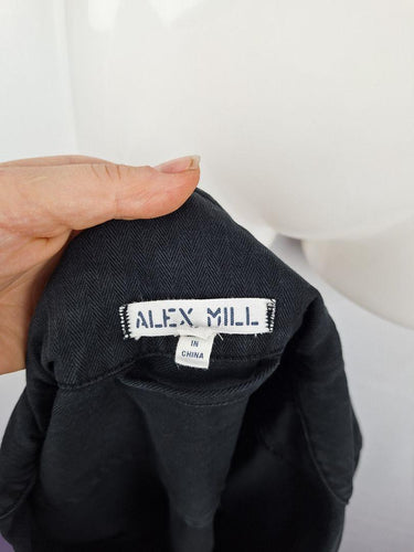 Alex Mill Charcoal Herringbone Sturdy Cotton Jumpsuit Size S by SwapUp-Online Second Hand Store-Online Thrift Store
