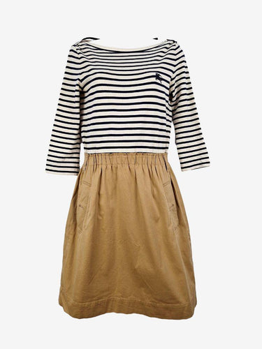 Burberry Classic Brit Jersey Striped Duet Dress Size 8 by SwapUp-Online Second Hand Store-Online Thrift Store
