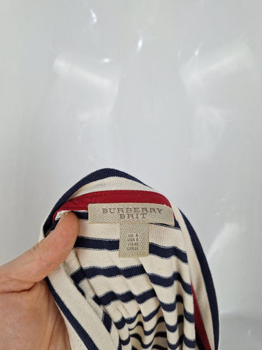 Burberry Classic Brit Jersey Striped Duet Dress Size 8 by SwapUp-Online Second Hand Store-Online Thrift Store