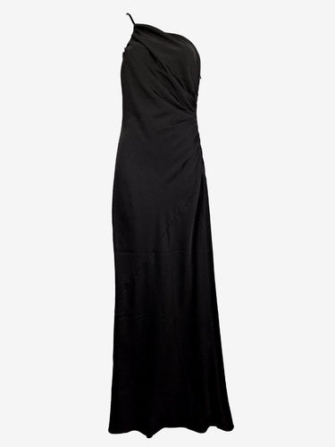 Shona Joy Luxe Asymmetric Draped Maxi Dress Size 6 by SwapUp-Online Second Hand Store-Online Thrift Store