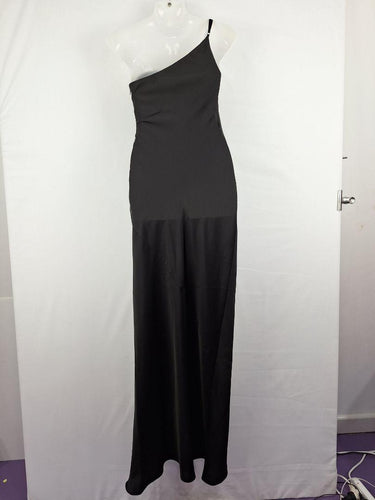 Shona Joy Luxe Asymmetric Draped Maxi Dress Size 6 by SwapUp-Online Second Hand Store-Online Thrift Store