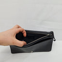 Navy Textured Multi Compartment Wallet Wallet Size None by SwapUp-Online Second Hand Store-Online Thrift Store