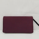 Navy Textured Multi Compartment Wallet Wallet Size None by SwapUp-Online Second Hand Store-Online Thrift Store