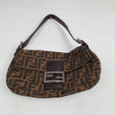 Fendi Timeless Jacquard FF Motif  Baguette Bag Size None by SwapUp-Online Second Hand Store-Online Thrift Store