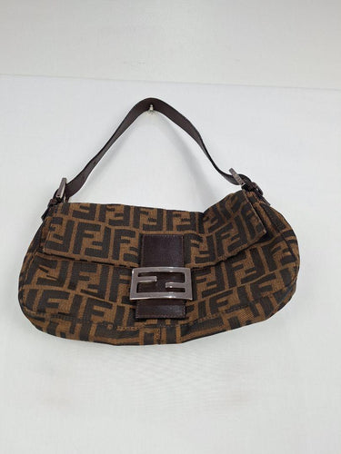 Fendi Timeless Jacquard FF Motif  Baguette Bag Size None by SwapUp-Online Second Hand Store-Online Thrift Store
