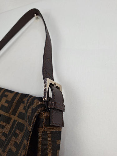 Fendi Timeless Jacquard FF Motif  Baguette Bag Size None by SwapUp-Online Second Hand Store-Online Thrift Store