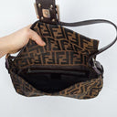 Fendi Timeless Jacquard FF Motif  Baguette Bag Size None by SwapUp-Online Second Hand Store-Online Thrift Store