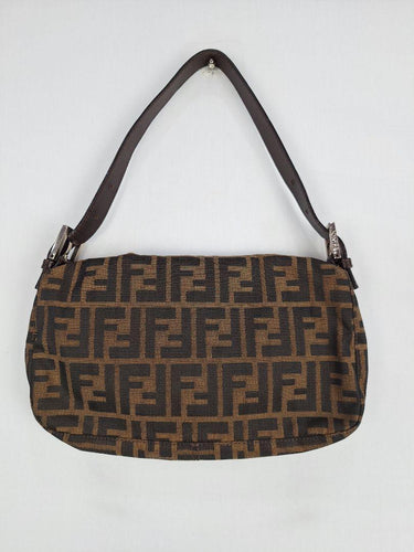 Fendi Timeless Jacquard FF Motif  Baguette Bag Size None by SwapUp-Online Second Hand Store-Online Thrift Store