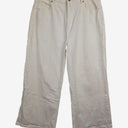 Witchery White Straight Leg Denim Pants Size 16 by SwapUp-Online Second Hand Store-Online Thrift Store