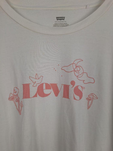 Levi's Pink Logo Relaxed Fit Top Size 10 by SwapUp-Online Second Hand Store-Online Thrift Store