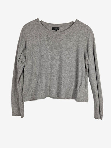 Brave Soul Grey Marl Capsule Long Sleeve Top Size XL by SwapUp-Online Second Hand Store-Online Thrift Store