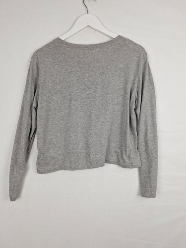 Brave Soul Grey Marl Capsule Long Sleeve Top Size XL by SwapUp-Online Second Hand Store-Online Thrift Store