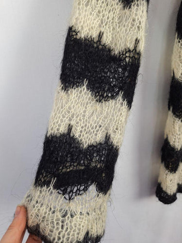 Princess Highway Knit Black and White Chevron Cardigan Size 12 by SwapUp-Online Second Hand Store-Online Thrift Store