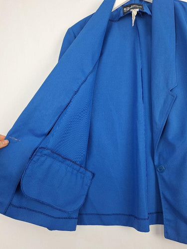 Sabena Azure Blue Smart Blazer Size 16 by SwapUp-Online Second Hand Store-Online Thrift Store