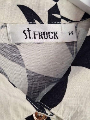 St. Frock Tropical Relaxed Fit Shirt Size 14 by SwapUp-Online Second Hand Store-Online Thrift Store