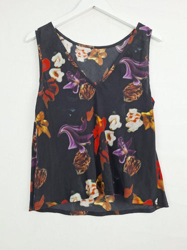 Alpha60 Smokey Silk Blooms Top Size M by SwapUp-Online Second Hand Store-Online Thrift Store