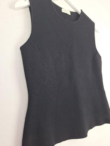 Scanlan Theodore Noir Structed Knit Capsule Top Size M by SwapUp-Online Second Hand Store-Online Thrift Store
