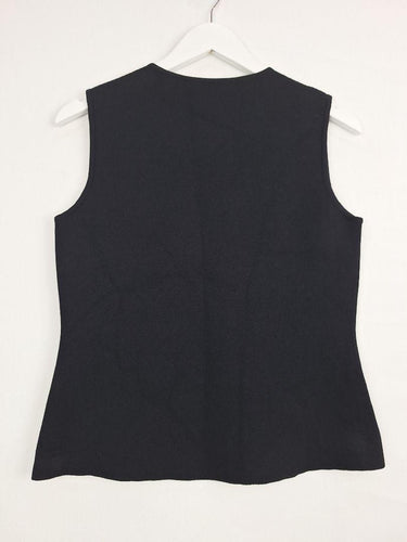 Scanlan Theodore Noir Structed Knit Capsule Top Size M by SwapUp-Online Second Hand Store-Online Thrift Store