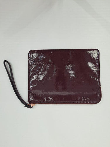 Mimco Burgundy Patent Leather Wristlet Size None by SwapUp-Online Second Hand Store-Online Thrift Store