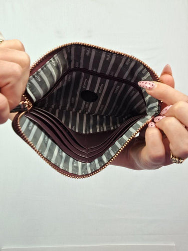 Mimco Burgundy Patent Leather Wristlet Size None by SwapUp-Online Second Hand Store-Online Thrift Store