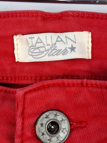 Italian Star Cherry Skinny Jeans Size L by SwapUp-Online Second Hand Store-Online Thrift Store