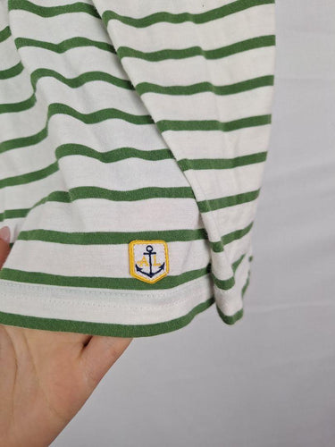 Armor Lux Green Stripe Long Sleeve T-shirt Size L by SwapUp-Online Second Hand Store-Online Thrift Store