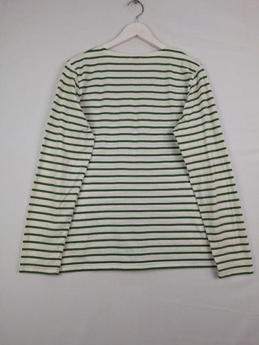 Armor Lux Green Stripe Long Sleeve T-shirt Size L by SwapUp-Online Second Hand Store-Online Thrift Store
